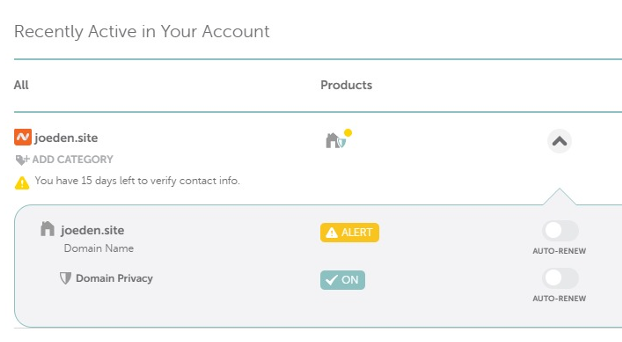 Disable Auto-renew